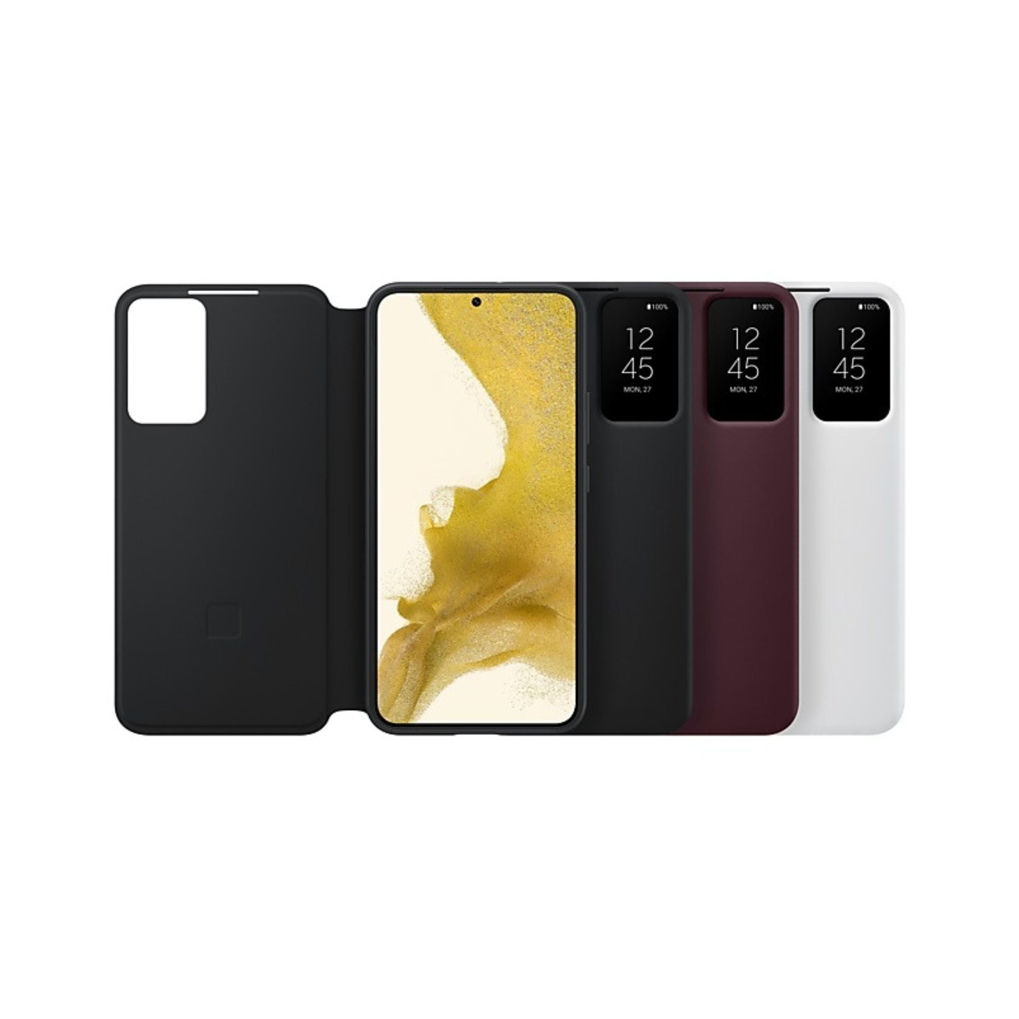 SAMSUNG Galaxy S22+ SMART CLEAR VIEW COVER- ANTI-MICROBIAL COATING (EF-ZS906CEEGWW)