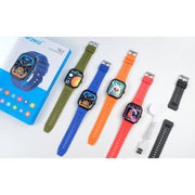Telzeal T1 1.5 Inch AMOLED Display Smart Watch With IP67 Waterproof and 4 Pair Strap -Brown