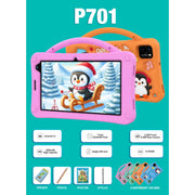 Telzeal P701, 7 Inch (1024*600) Android Tablet with Single SIM 6GB RAM 256GB ROM and 3000 mAh Battery + Free Gifts- Orange