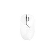 A white Green Lion G730 wireless mouse with a visible scroll wheel and three buttons on the side.