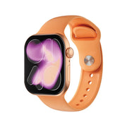 Green Lion Flex 46, 2.06'' IPS Smart Watch, Double Tap Function, WhatsApp Real-Time Reply, 10 Days Standby, Always-On Display, 3 Ai Assistants, Sports Mode, BT Call, Translation, Compass, Barometer, 250mAh Battery, IP54 Waterproof Smart Watch - Orange