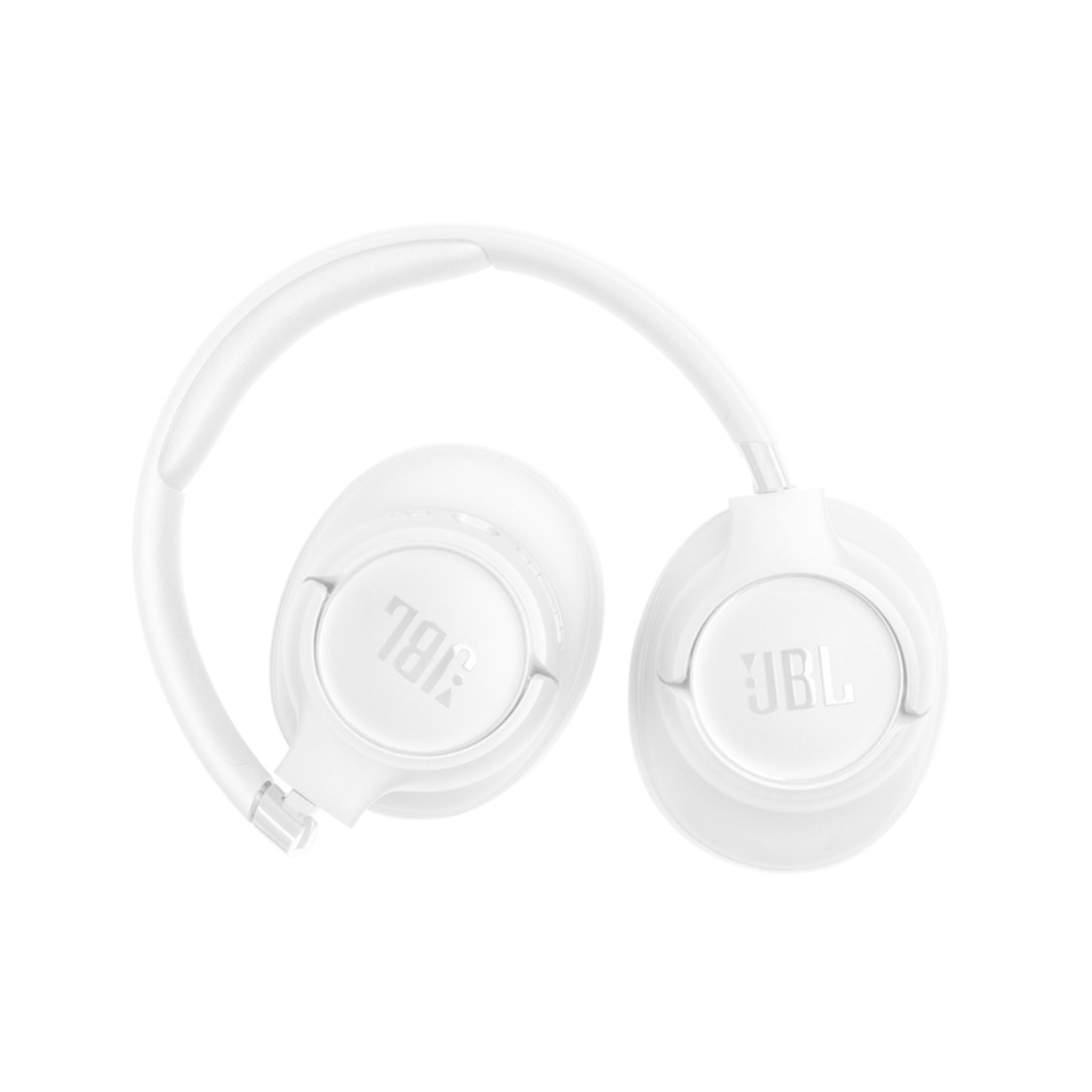 JBL Tune 730BT Wireless Over-Ear Bluetooth Headphones with Pure Bass Sound, 76H Battery Life, Dual Beamforming Mics, Multi-Point Bluetooth 6.0, Foldable & Comfortable – White