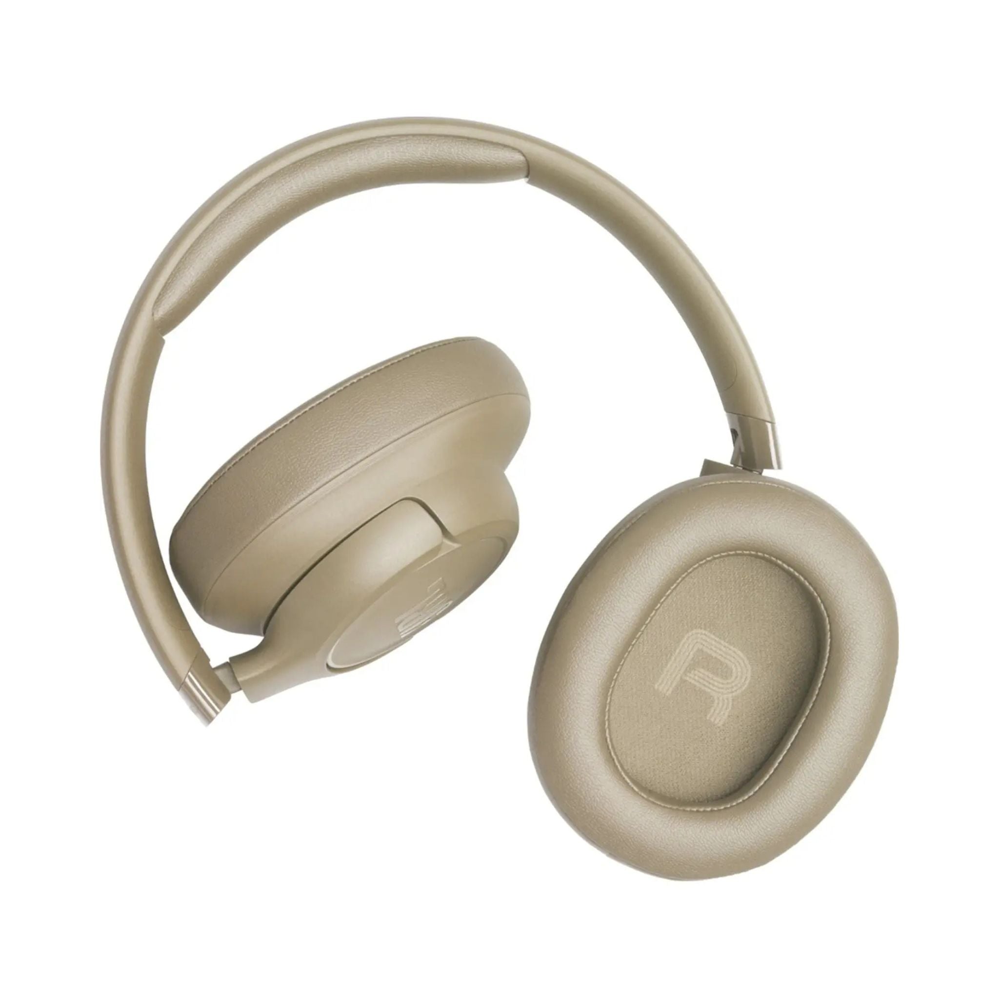 JBL Tune 730BT Wireless Over-Ear Bluetooth Headphones with Pure Bass Sound, 76H Battery Life, Dual Beamforming Mics, Multi-Point Bluetooth 6.0, Foldable & Comfortable – Beige
