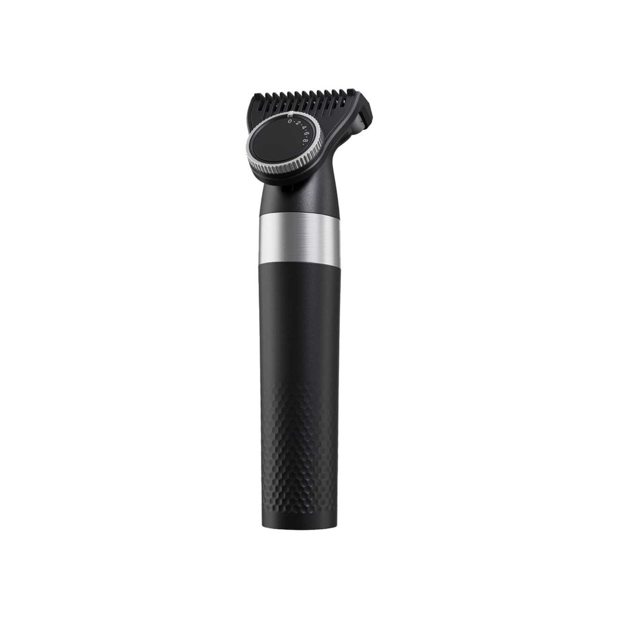 Porodo Lifestyle Dual Blade Beard Trimmer with 600mAh Battery Capacity, 90 Minutes Working Time, 130 Minutes Charging Time, Type-C Charging Port, Adjustable Guide Comb - Black