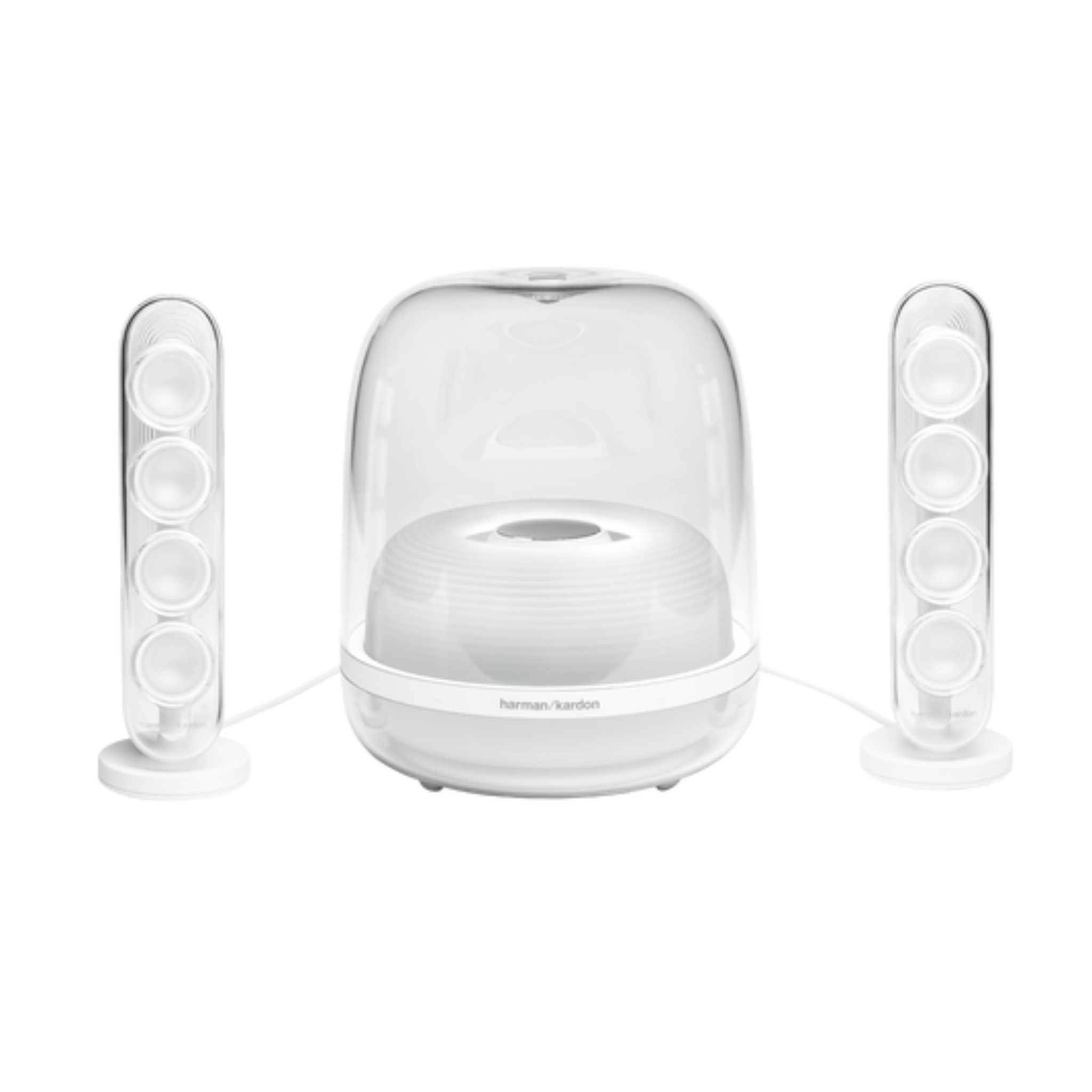 Harman Kardon Soundsticks 4 Bluetooth Wireless 2.1 Speaker System , Bluetooth version 4.2 , Weight 4.432 kg - White