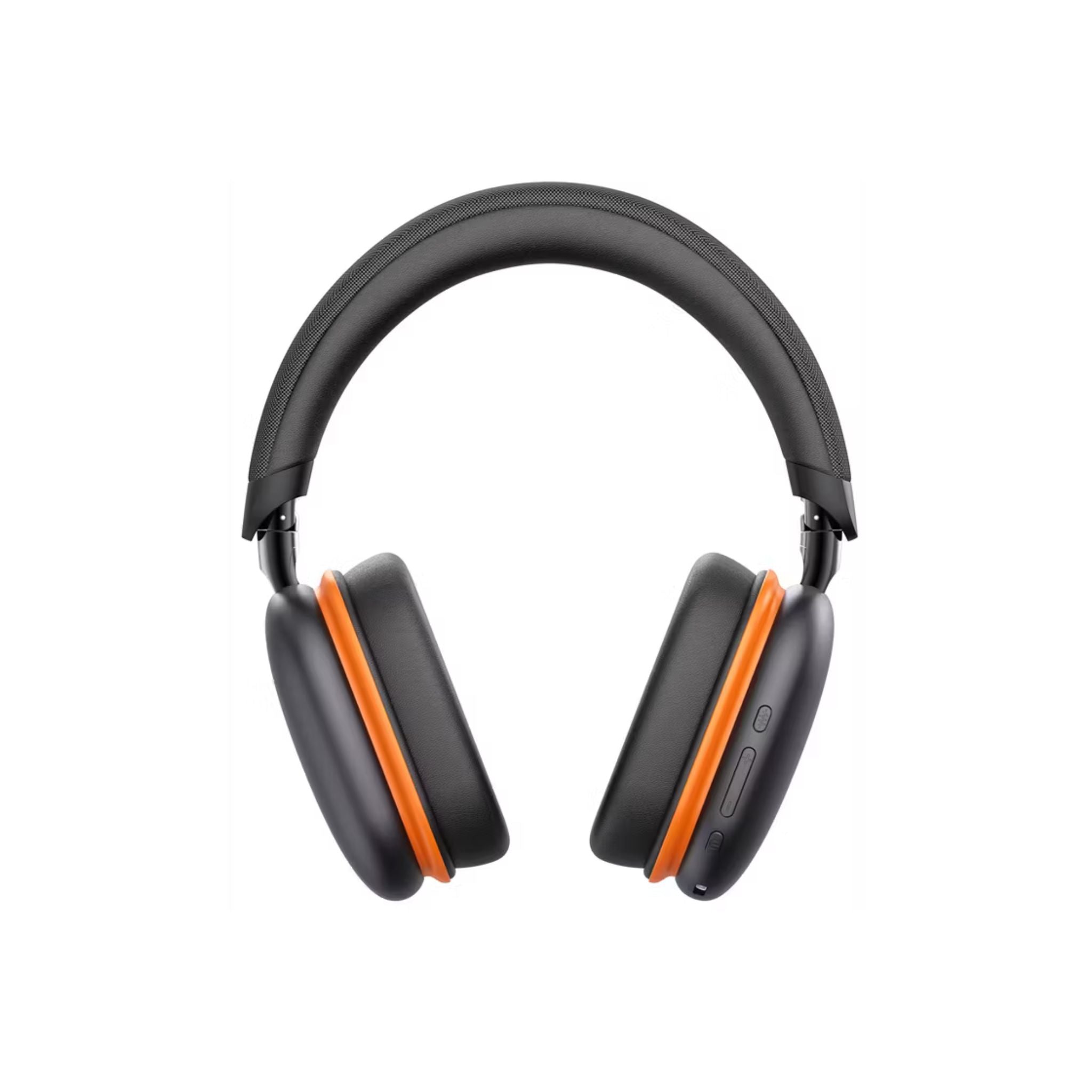 Porodo Soundtec Vibe Wireless Headphones with 36 Hours Play Time, Bluetooth Version 5.3, 2.5 Hours Charging Time, Type-C Charging Port - Black