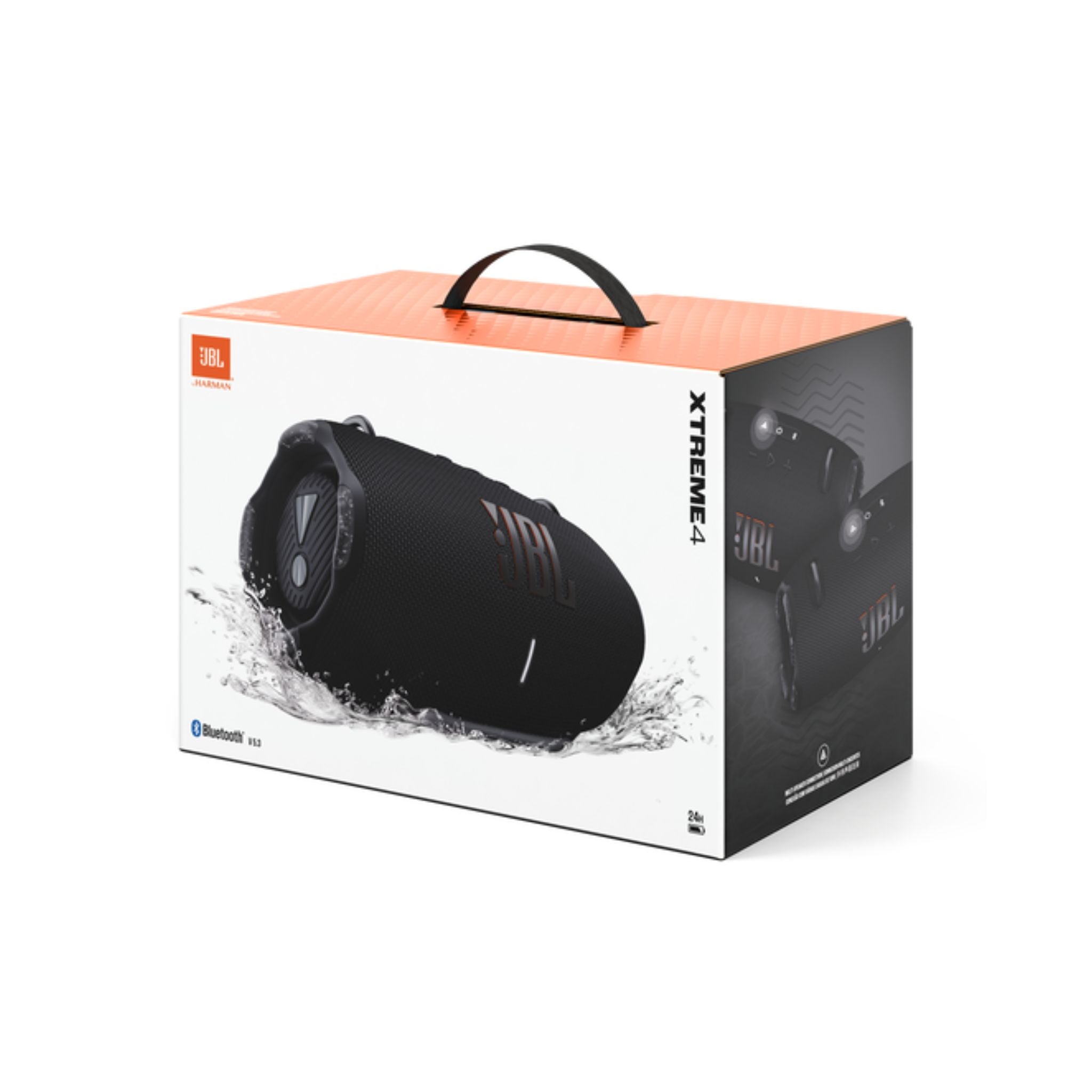 JBL Xtreme 4 Portable Waterproof Speaker with AURACAST (Connect Multiple Speakers), Massive JBL Pro Sound, Convenient Shoulder Strap – Black