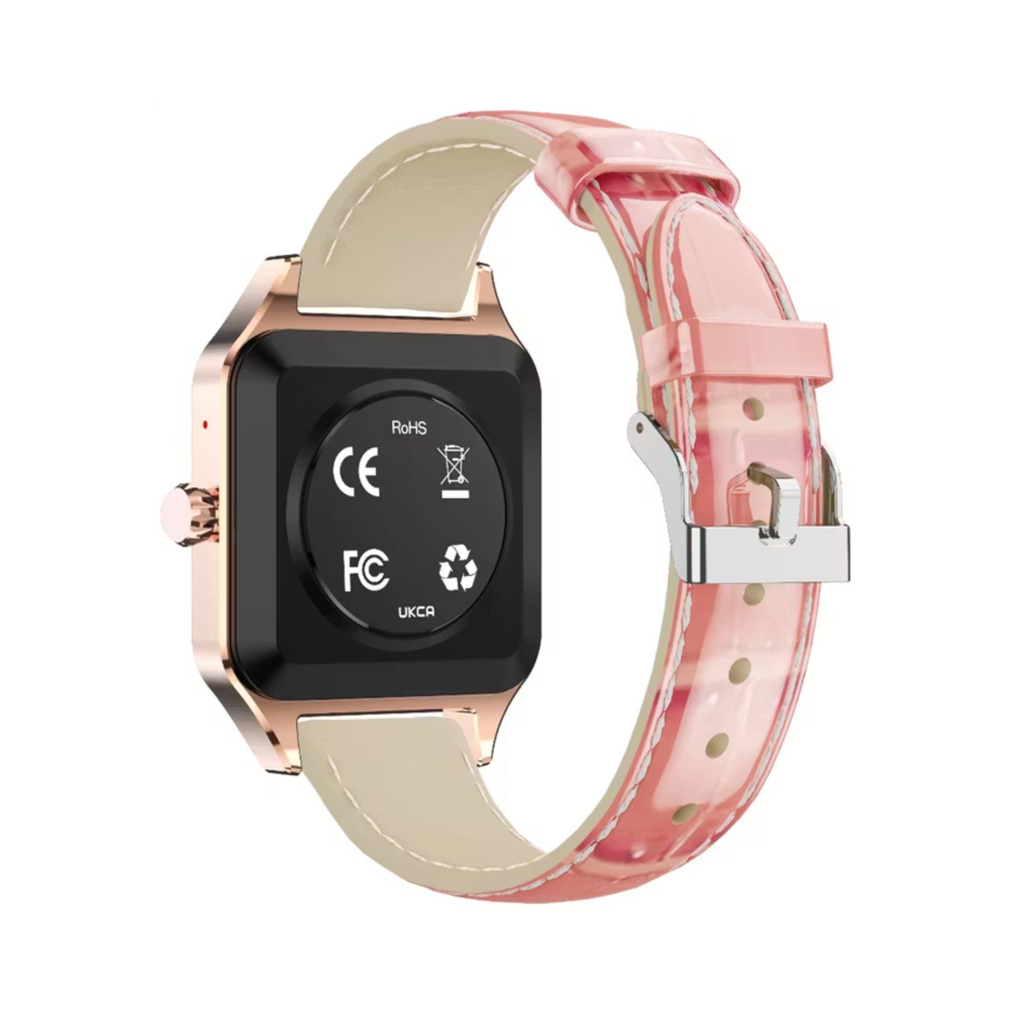 Green Lion Hilux Smart Watch with Extra Strap, 1.3" TFT IPS Display, 2-4 Days Working Time, 450nits Brightness, Sport Modes & Activity Tracking, Health Monitoring, 150mAh Battery, Bluetooth Version 5.4 - Pink