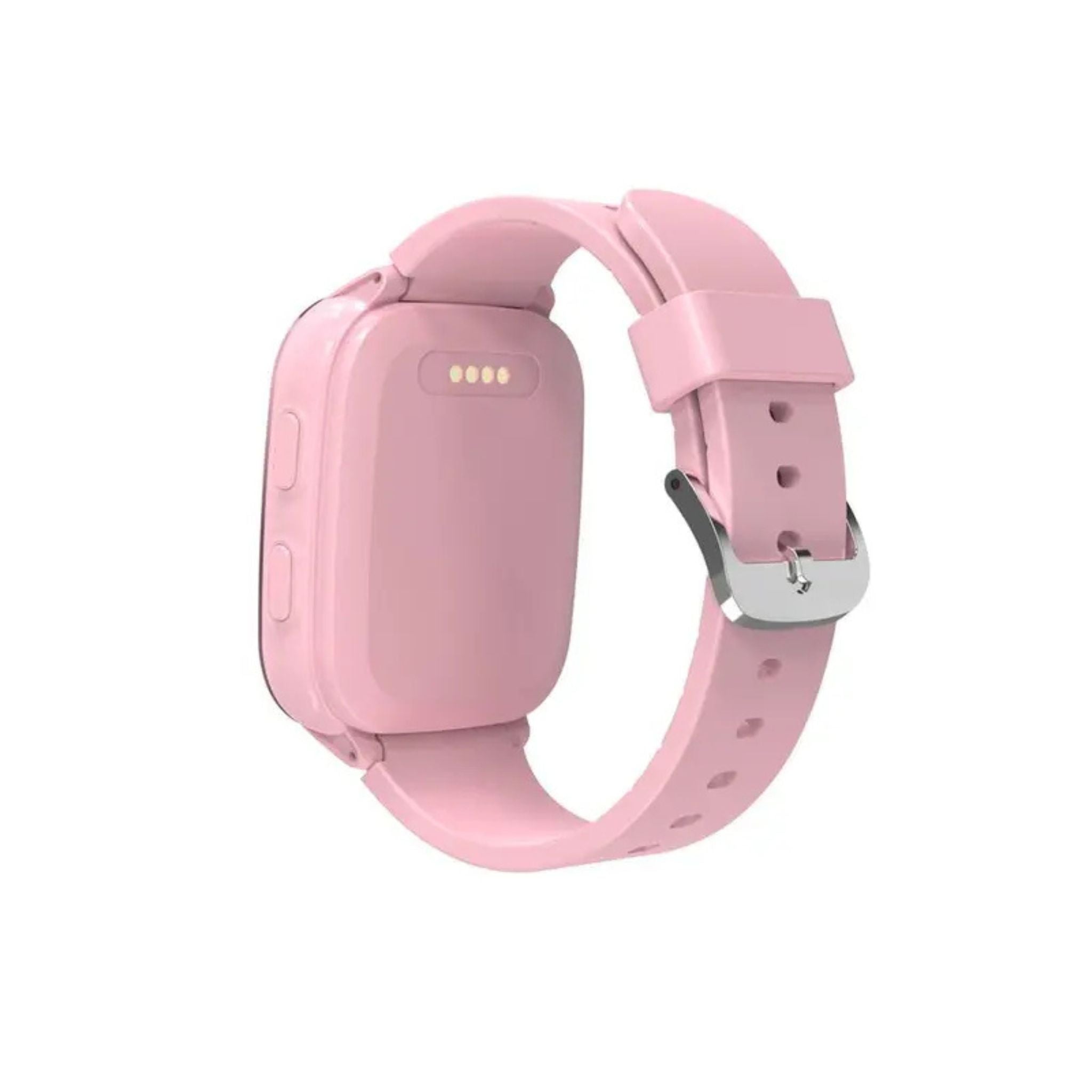 Porodo Junicare 4G Kids GPS Smart Watch with 1.85" IPS Touch Display, Nano SIM Support, Real-Time GPS & WiFi Tracking, Video Calling, 0.3MP Camera, 700mAh Battery, 36H Working Time, IP67 Water Resistant, RTOS System – Kids Smartwatch - Pink