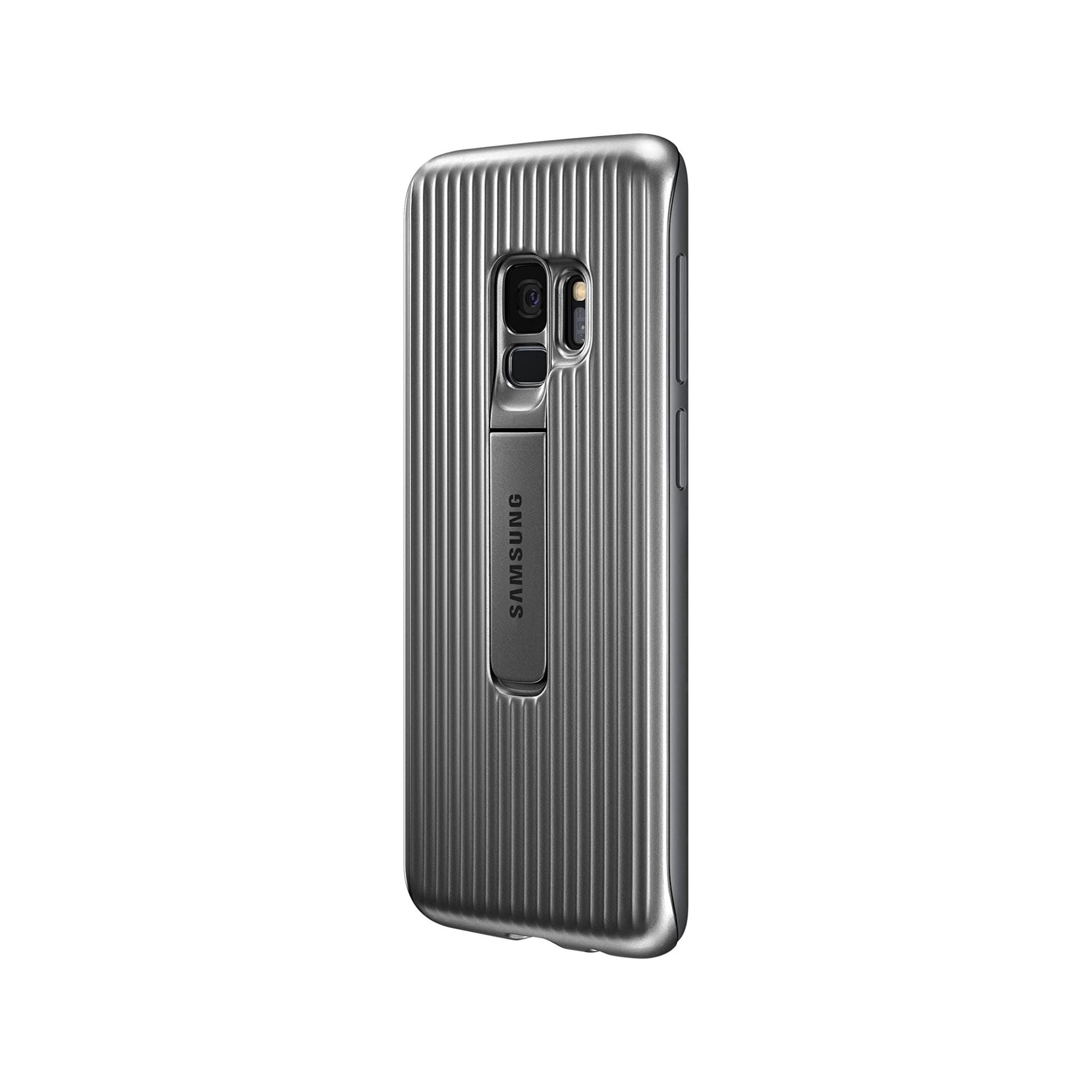Samsung phone case with textured back and visible Samsung logo on a white background