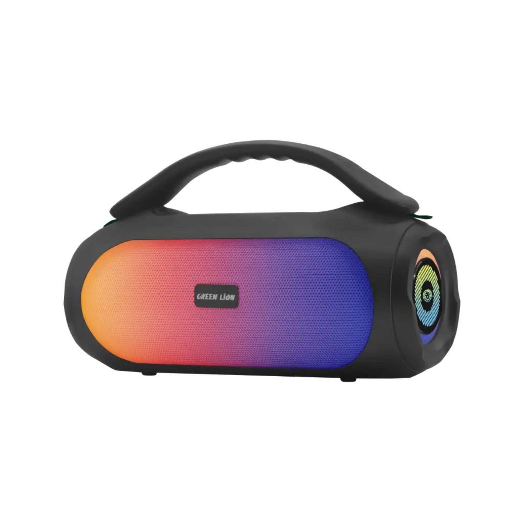 Green Lion 40W Portable Bluetooth Karaoke Speaker with Wireless Microphone, RGB Lights, TWS Stereo Pairing, IPX4 Water Resistance, USB/TF/AUX Support & Bass Boost – Black