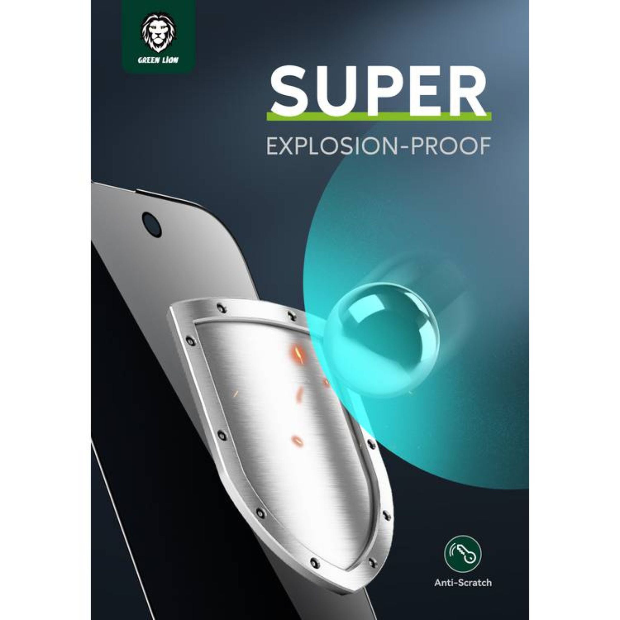Green Lion 9H Steve Privacy Full Glass Screen Protector for iPhone 14 Pro ( 6.1" ) - Black