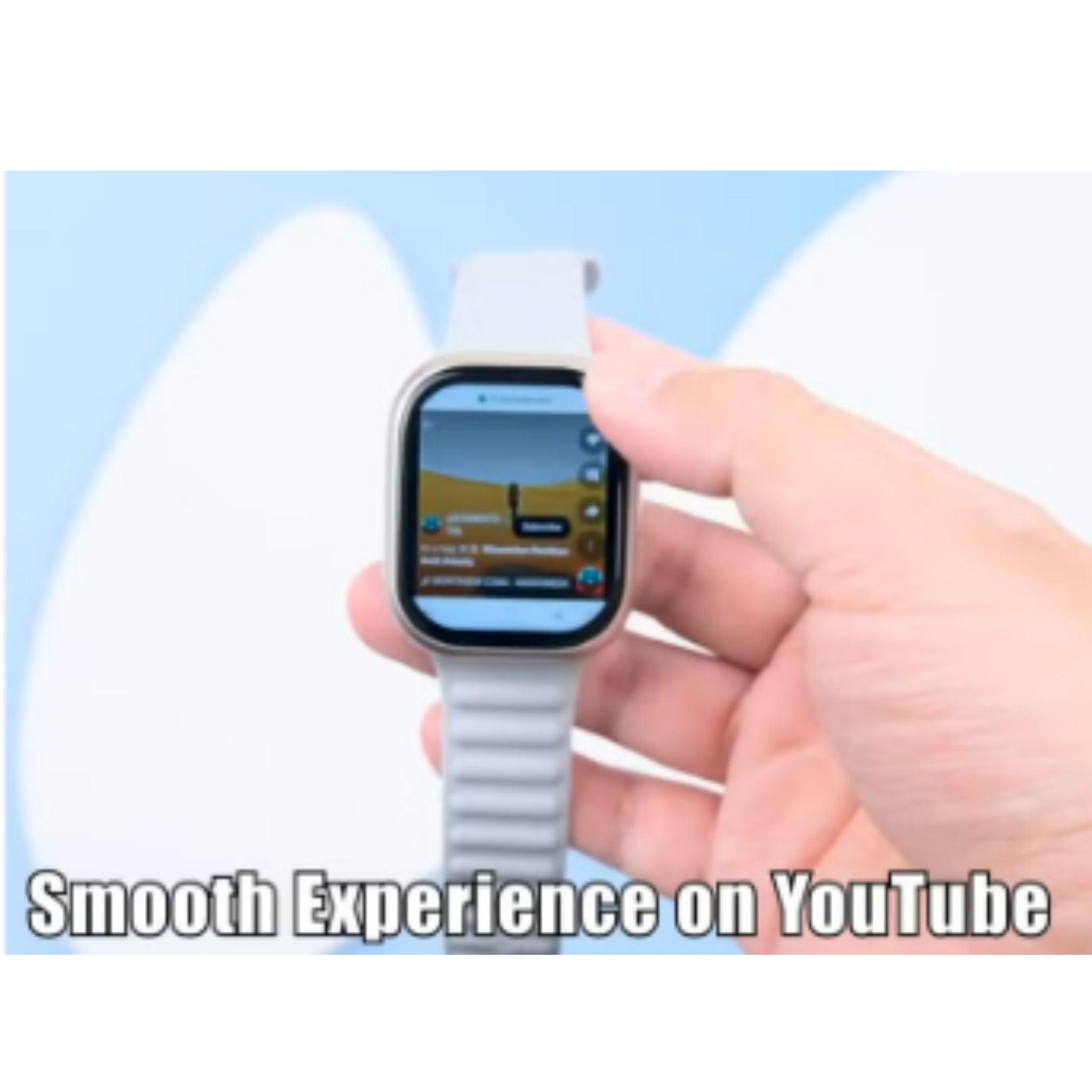 Telzeal TC44 5G Smart Watch with SIM Support HD Camera & Full Touch Display - Gold