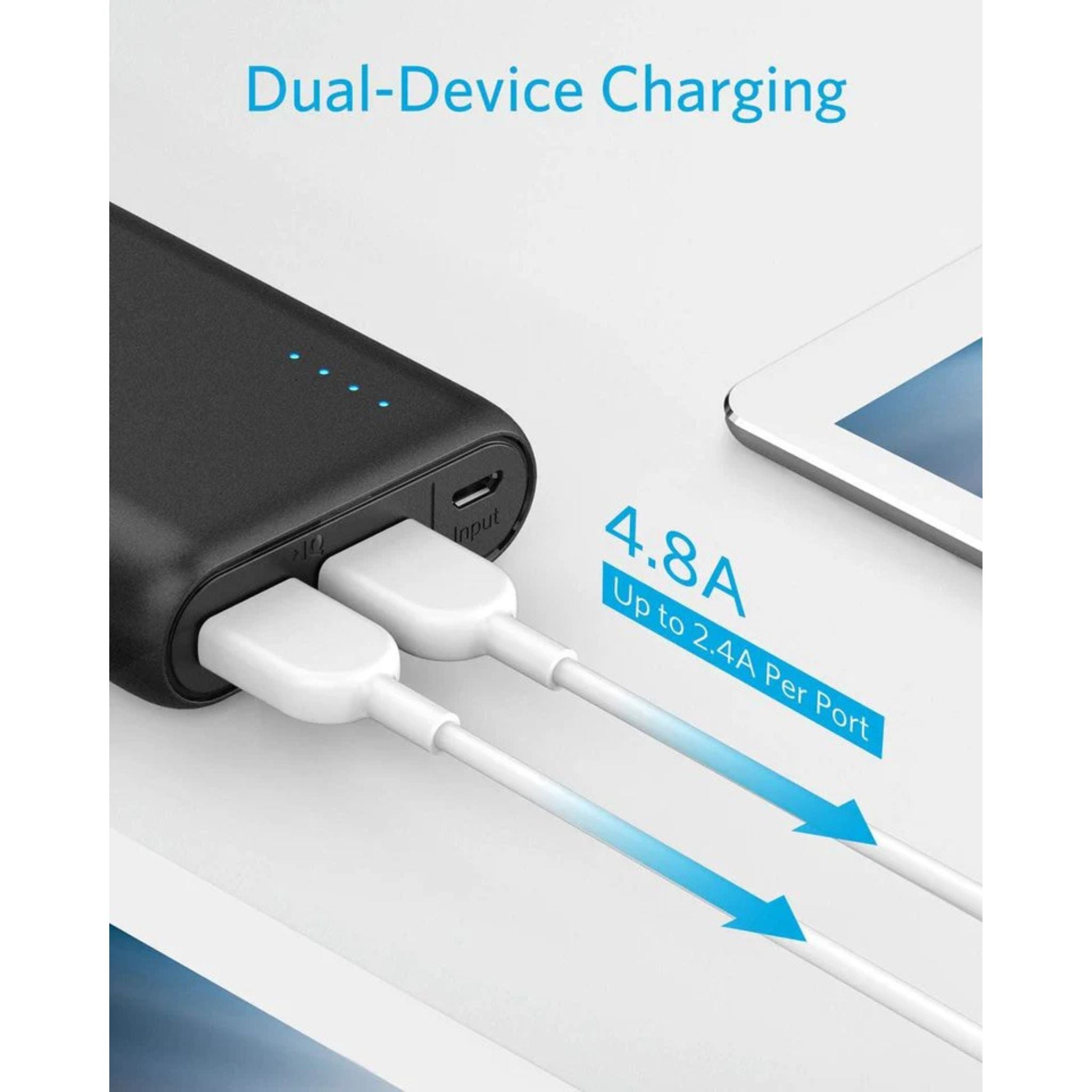 ANKER  PowerCore 20100 - 20000mAh Ultra High Capacity Power Bank- Black
