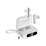 Anker Soundcore P41i Earbud, 11mm Composite Drivers, Adaptive Noise Cancelling, 6 Microphones, Built-in Phone Stand, Al Noise Reduction, 3000mAh Battery Capacity, White | P41i